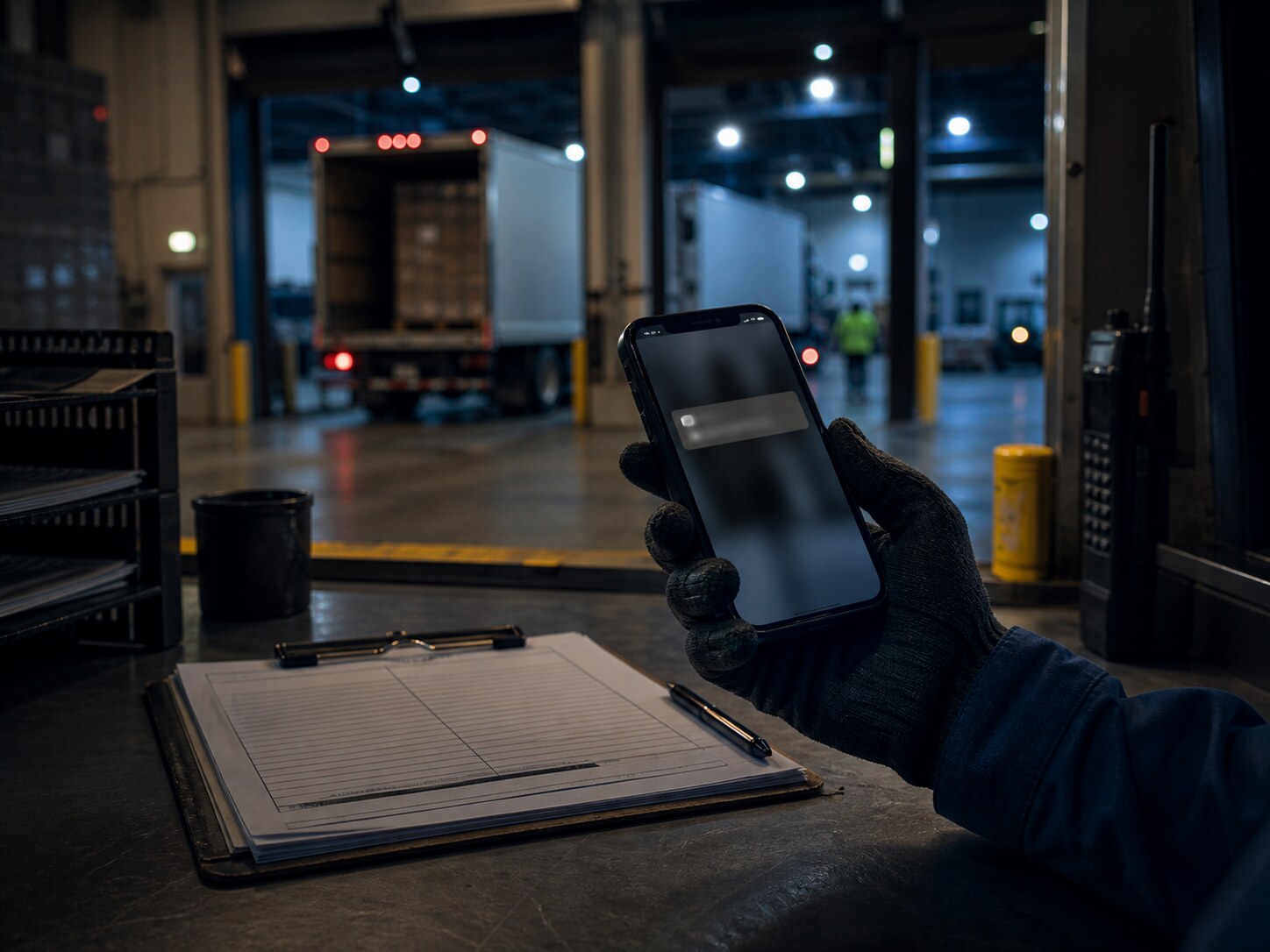 MoveDefense dispatch capture screen — a plant-to-plant move flagged for review at staging