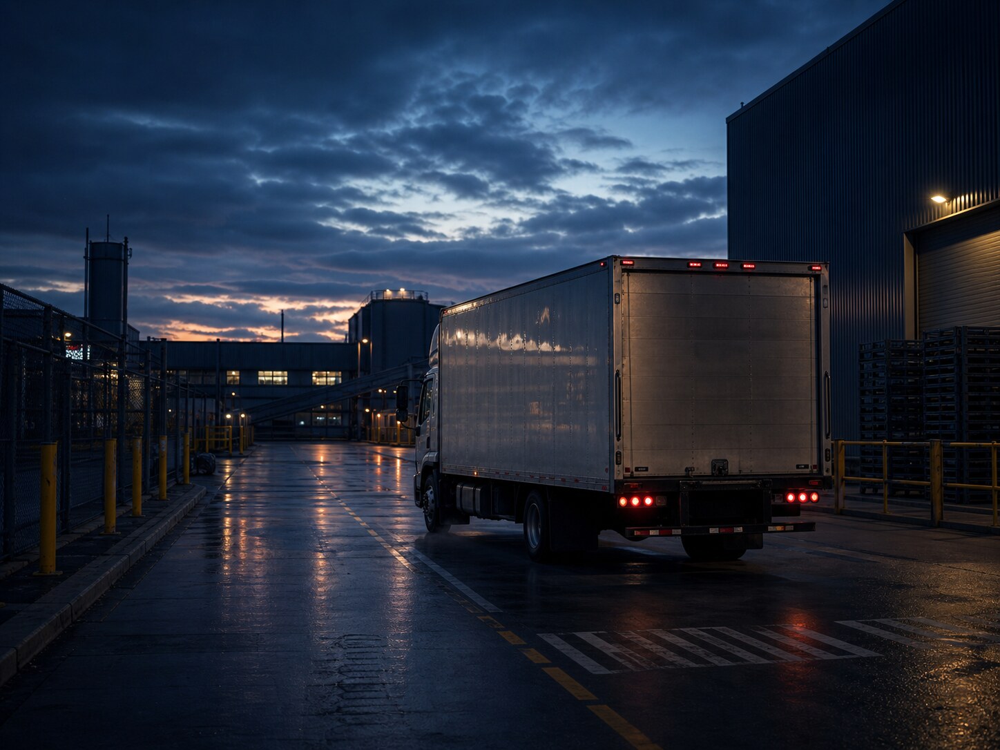In-house shuttle running a plant-to-plant transfer from plating to paint west